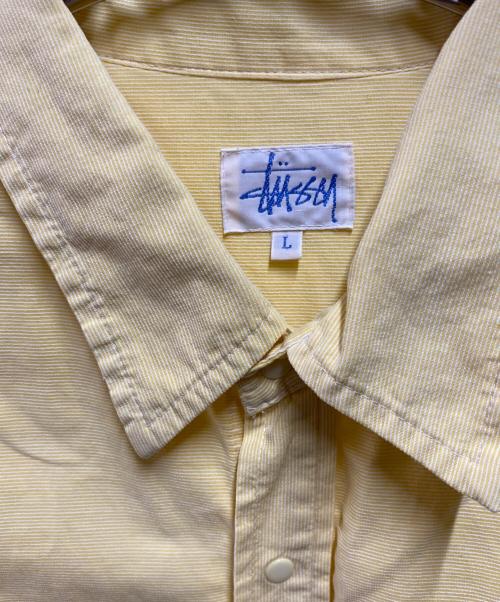 stussy（ステューシー）stussy (ステューシー) シャツ イエロー サイズ:Lの古着・服飾アイテム