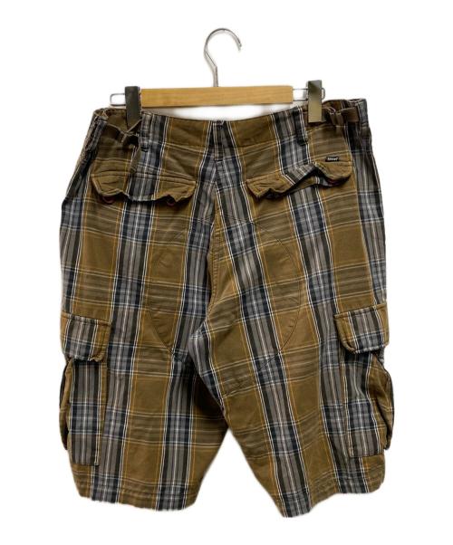 stussy（ステューシー）stussy (ステューシー) ハーフパンツ ブラウン サイズ:34の古着・服飾アイテム