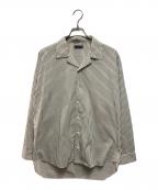 glamb Monotoneグラムモノトーン）の古着「ストライプシャツ」｜ホワイト