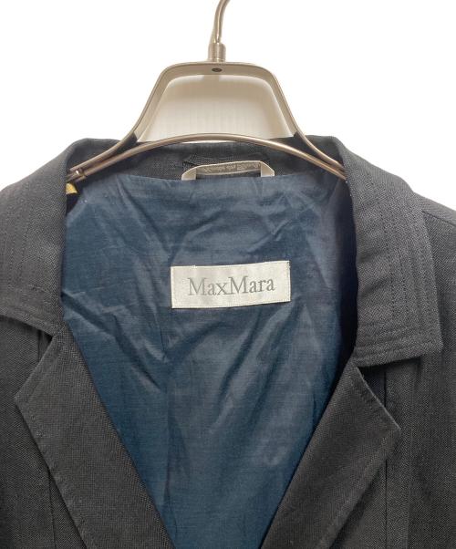 MaxMara（マックスマーラ）MaxMara (マックスマーラ) リネン混ジレ ブラック サイズ:38の古着・服飾アイテム