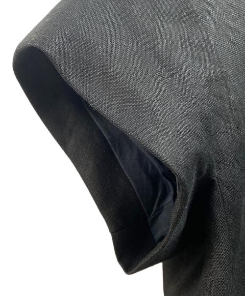 MaxMara（マックスマーラ）MaxMara (マックスマーラ) リネン混ジレ ブラック サイズ:38の古着・服飾アイテム