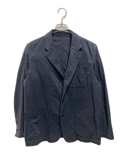 Adam et Rope（アダム エ ロペ）Adam et Rope (アダム エ ロペ) ヘリンボーンツイル ワークブレザー ブラック サイズ:Ｍの古着・服飾アイテム