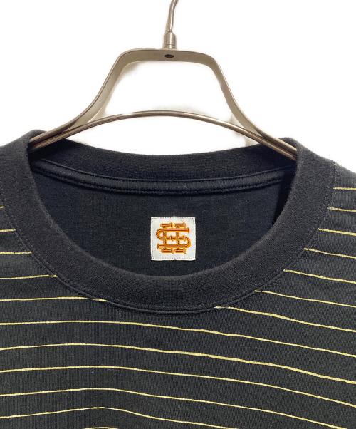 SEESEE（シーシー）SEESEE (シーシー) ボーダーロングTシャツ ブラック サイズ:XLの古着・服飾アイテム