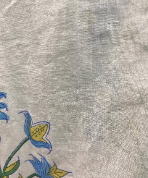 SZ Blockprints（エスゼットブロックプリント）SZ Blockprints (エスゼットブロックプリント) リリー柄プリントワンピ‐ス ホワイト サイズ:Mの古着・服飾アイテム