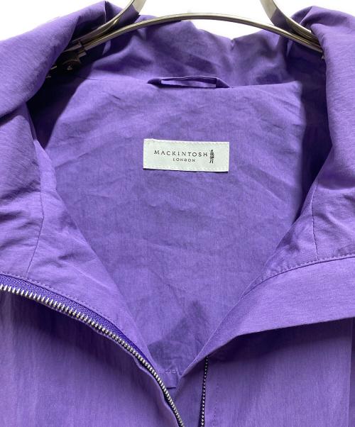 MACKINTOSH LONDON（マッキントッシュ ロンドン）MACKINTOSH LONDON (マッキントッシュ ロンドン) フーデッドジャケット パープル サイズ:38の古着・服飾アイテム