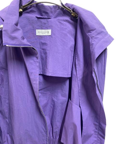 MACKINTOSH LONDON（マッキントッシュ ロンドン）MACKINTOSH LONDON (マッキントッシュ ロンドン) フーデッドジャケット パープル サイズ:38の古着・服飾アイテム
