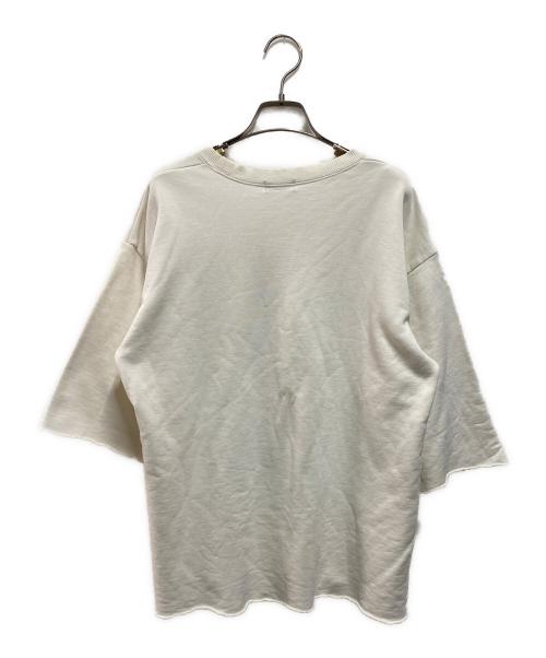 COMME des GARCONS HOMME（コムデギャルソン オム）COMME des GARCONS HOMME (コムデギャルソン オム) 半袖プリントスウェット ホワイト サイズ:サイズ詳細参照の古着・服飾アイテム