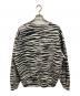 SUPREME (シュプリーム) Box Logo Crewneck Zebra ホワイト×ブラック サイズ:Large：28000円
