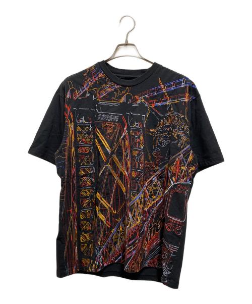 SUPREME（シュプリーム）SUPREME (シュプリーム) Bridge Embroidered S/S Top ブラック サイズ:Mの古着・服飾アイテム