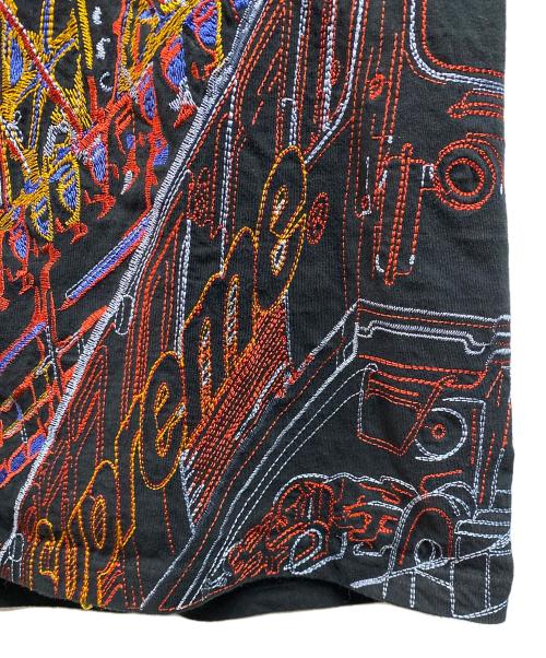 SUPREME（シュプリーム）SUPREME (シュプリーム) Bridge Embroidered S/S Top ブラック サイズ:Mの古着・服飾アイテム