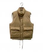 AURALEEオーラリー）の古着「LIGHT FINX POLYESTER DOWN VEST」｜ブラウン