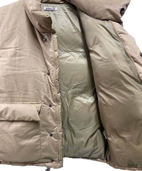 AURALEE（オーラリー）AURALEE (オーラリー) LIGHT FINX POLYESTER DOWN VEST ブラウン サイズ:3の古着・服飾アイテム