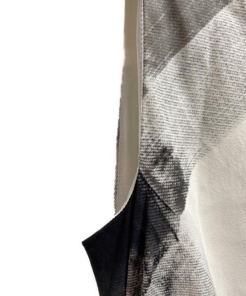 SPORT MAX（スポーツマックス）SPORT MAX (スポーツマックス) 変形ワンピース ホワイト×ブラック サイズ:42の古着・服飾アイテム