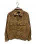 Cinquanta（チンクワンタ）の古着「ゴートスエードジャケット」｜ブラウン