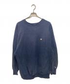 Champion REVERSE WEAVEチャンピオン リバース ウィーブ）の古着「90sワンポイントロゴリバースウィーブスウェット」｜ネイビー