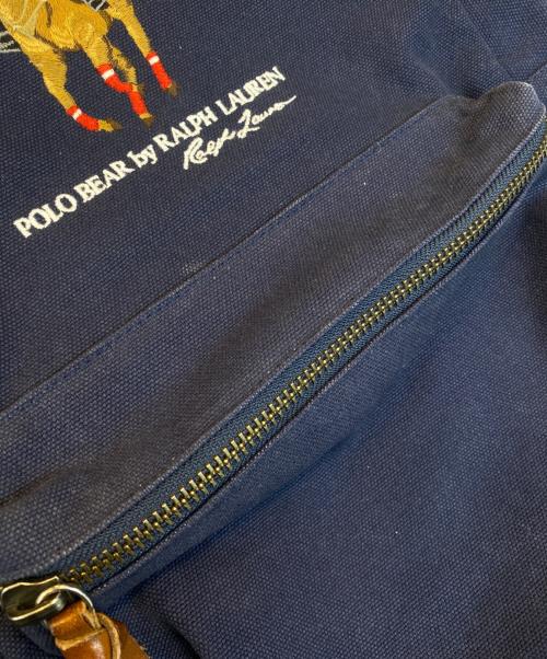 POLO RALPH LAUREN（ポロ・ラルフローレン）POLO RALPH LAUREN (ポロ・ラルフローレン) リュック ネイビーの古着・服飾アイテム
