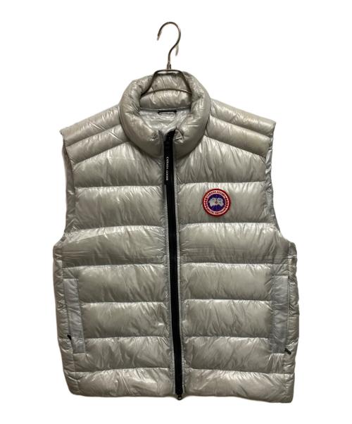 CANADA GOOSE（カナダグース）CANADA GOOSE (カナダグース) Crofton Vest シルバー サイズ:ＸＬの古着・服飾アイテム