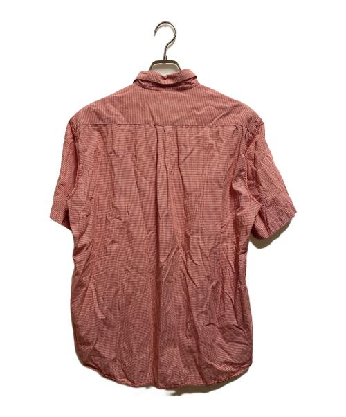 stussy（ステューシー）stussy (ステューシー) 00's ロゴ刺繍シャツ レッド サイズ:Lの古着・服飾アイテム