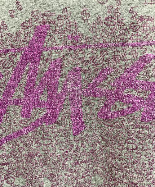 stussy（ステューシー）stussy (ステューシー) 00's グラフィックロゴプリントTシャツ グレー サイズ:XLの古着・服飾アイテム