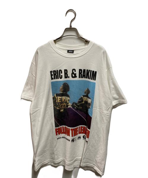 stussy（ステューシー）stussy (ステューシー) ERIC B. & RAKIM FOLLOW THE LEADER TEE ホワイト サイズ:Ⅼの古着・服飾アイテム