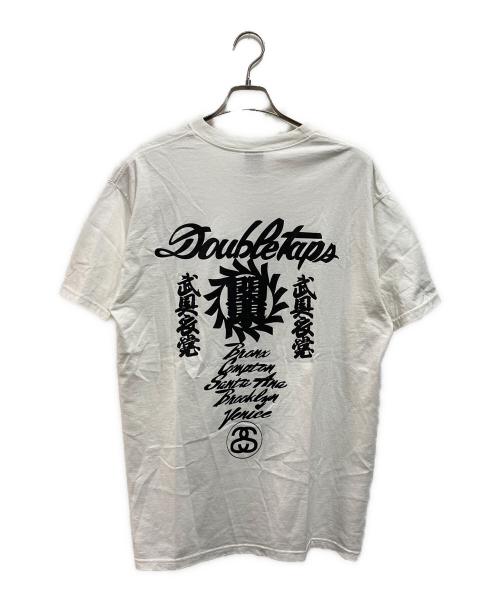 stussy（ステューシー）stussy (ステューシー) WTAPS (ダブルタップス) 00's WORLD TOUR TEE ホワイト サイズ:Ⅼの古着・服飾アイテム