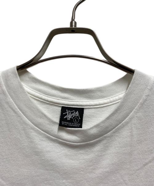stussy（ステューシー）stussy (ステューシー) WTAPS (ダブルタップス) 00's WORLD TOUR TEE ホワイト サイズ:Ⅼの古着・服飾アイテム
