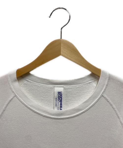 LOOPWHEELER（ループウィラー）LOOPWHEELER (ループウィラー) BEAMS PLUS (ビームスプラス) 別注半袖スウェット ホワイト サイズ:ＸＬの古着・服飾アイテム