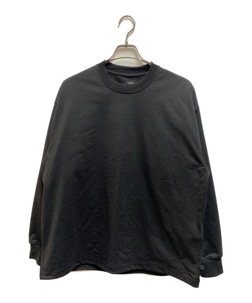 DAIWA PIER39（ダイワ ピア39）DAIWA PIER39 (ダイワ ピア39) TECH DRAWSTRING L/S TEE ブラック サイズ:Ⅿの古着・服飾アイテム
