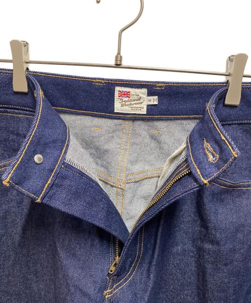 Traditional Weatherwear（トラディショナルウェザーウェア）Traditional Weatherwear (トラディショナルウェザーウェア) UNIONSLACKS 106D DENIM インディゴ サイズ:XSの古着・服飾アイテム