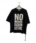 KATHARINE HAMNETT×Mastermind JAPANキャサリンハムネット×マスターマインド ジャパン）の古着「SLOGAN BIG TEE」｜ブラック