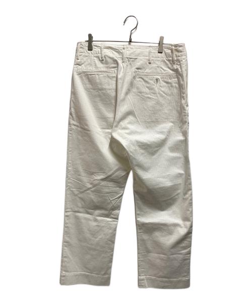 RRL（ダブルアールエル）RRL (ダブルアールエル) ヘリンボーンツイルフィールドパンツ ホワイト サイズ:32の古着・服飾アイテム