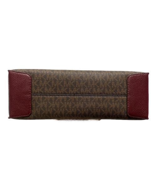 MICHAEL KORS（マイケル・コース）MICHAEL KORS (マイケルコース) モノグラム2WAYトートバッグ ブラウンの古着・服飾アイテム