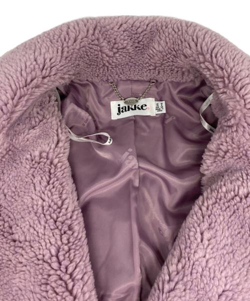 Jakke（ジャッキー）Jakke (ジャッキー) ボアコート パープル サイズ:38の古着・服飾アイテム