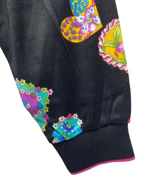 LEONARD（レオナール）LEONARD (レオナール) ハートプリントカットソー ブラック サイズ:42の古着・服飾アイテム