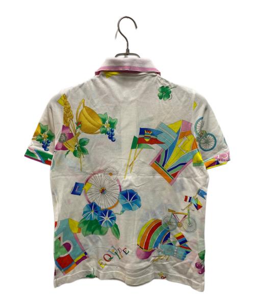 LEONARD（レオナール）LEONARD (レオナール) ハーフジップポロシャツ ホワイト サイズ:Mの古着・服飾アイテム