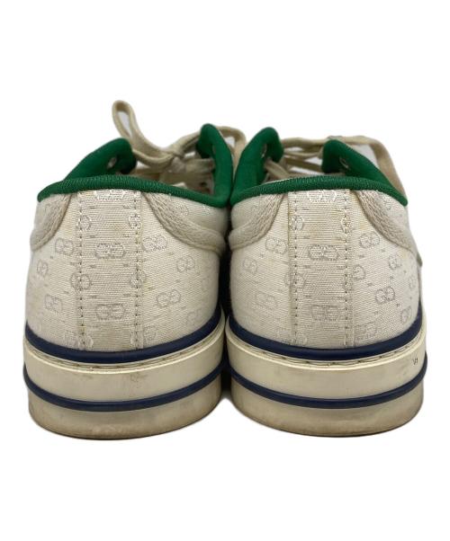 GUCCI（グッチ）GUCCI (グッチ) テニス 1977 GG ローカットスニーカー ホワイト サイズ:37の古着・服飾アイテム