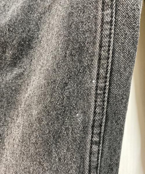 adidas（アディダス）adidas (アディダス) バナナフィット ウォッシュドデニムパンツ ブラック サイズ:28の古着・服飾アイテム