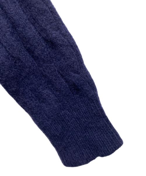 POLO RALPH LAUREN（ポロ・ラルフローレン）POLO RALPH LAUREN (ポロ・ラルフローレン) ウールカシミヤケーブルニット ネイビー サイズ:Mの古着・服飾アイテム