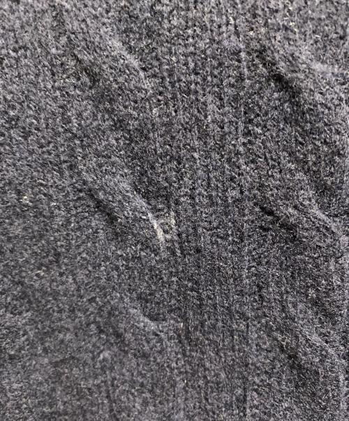 POLO RALPH LAUREN（ポロ・ラルフローレン）POLO RALPH LAUREN (ポロ・ラルフローレン) ウールカシミヤケーブルニット ネイビー サイズ:Mの古着・服飾アイテム