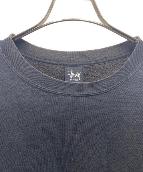 stussy（ステューシー）stussy (ステューシー) 00's Too Much Posse スウェット ブラック サイズ:Lの古着・服飾アイテム