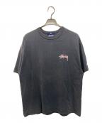 stussy×Championステューシー×チャンピオン）の古着「湘南チャプト1周年記念Tシャツ」｜ブラック