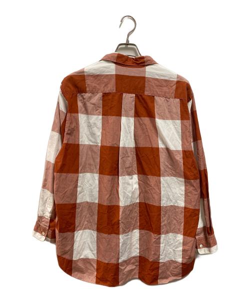 COMME des GARCONS HOMME（コムデギャルソン オム）COMME des GARCONS HOMME (コムデギャルソン オム) ブロックチェックシャツ オレンジ サイズ:サイズ詳細参照の古着・服飾アイテム
