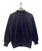 COMME des GARCONS HOMMEコムデギャルソン オム）の古着「モックネックスウェット」｜ネイビー