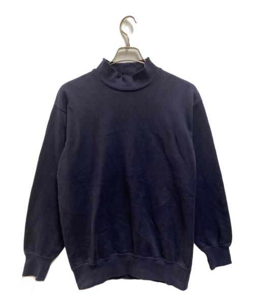 COMME des GARCONS HOMME（コムデギャルソン オム）COMME des GARCONS HOMME (コムデギャルソン オム) モックネックスウェット ネイビー サイズ:サイズ詳細参照の古着・服飾アイテム
