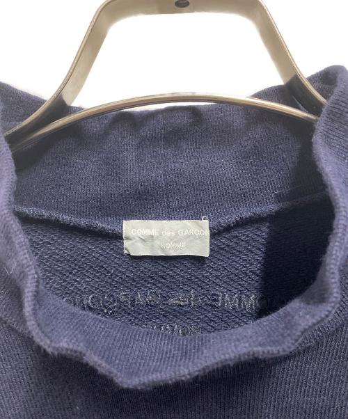 COMME des GARCONS HOMME（コムデギャルソン オム）COMME des GARCONS HOMME (コムデギャルソン オム) モックネックスウェット ネイビー サイズ:サイズ詳細参照の古着・服飾アイテム