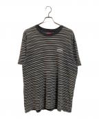SUPREMEシュプリーム）の古着「Stripe Thermal S/S TOP」｜ブラック