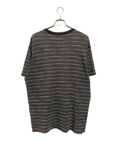 SUPREME（シュプリーム）SUPREME (シュプリーム) Stripe Thermal S/S TOP ブラック サイズ:Ⅼの古着・服飾アイテム