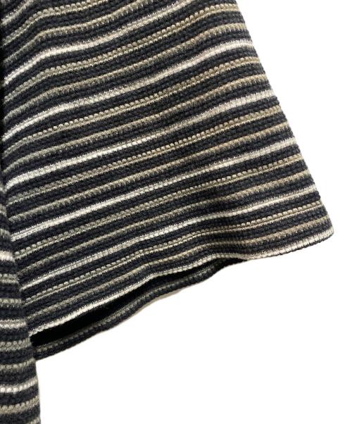 SUPREME（シュプリーム）SUPREME (シュプリーム) Stripe Thermal S/S TOP ブラック サイズ:Ⅼの古着・服飾アイテム