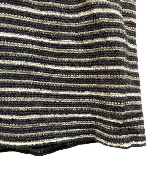 SUPREME（シュプリーム）SUPREME (シュプリーム) Stripe Thermal S/S TOP ブラック サイズ:Ⅼの古着・服飾アイテム