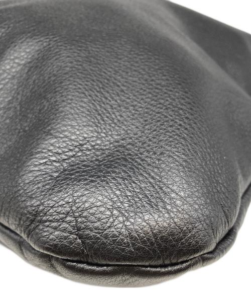 SOLAMONAT（ソラモナ）SOLAMONAT (ソラモナ) TIDE WAY (タイドウェイ) レザーショルダーバッグ ブラックの古着・服飾アイテム